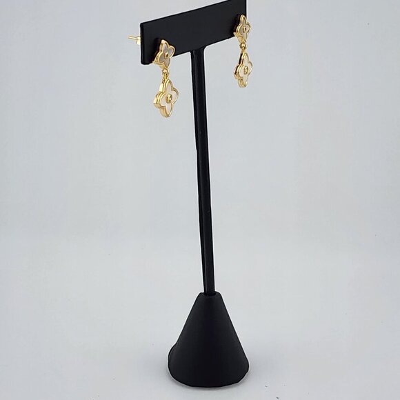 Brand New Brazilian 18k Gold Filled Elegant Design Earrings - Picture 4 of 7